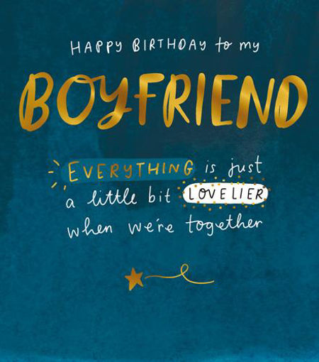 Picture of HAPPY BIRTHDAY TO MY BOYFRIEND CARD